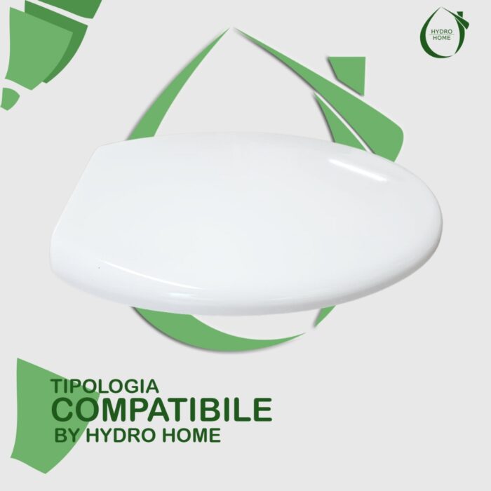 Copriwater Fish Falerii termoindurente avvolgente bianco - immagine 3