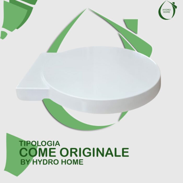 Copriwater Hera Althea termoindurente bianco come originale - immagine 3