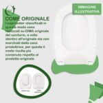 Copriwater Key Esedra termoindurente bianco come originale - immagine 5