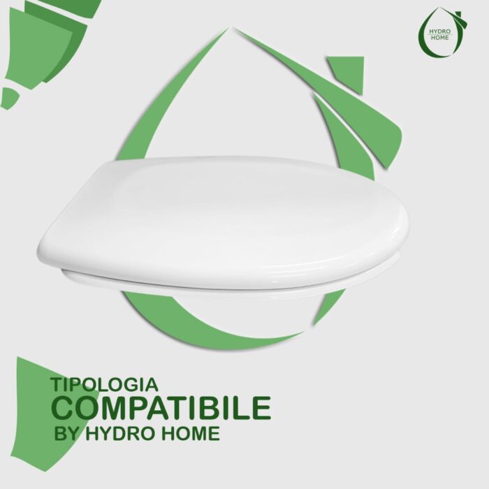 Copriwater Disabili TD30 termoindurente bianco compatibile con varie serie - immagine 3