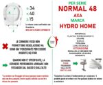 Copriwater Normal 48 Axa termoindurente Soft Close bianco come originale - immagine 2