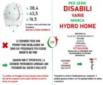Copriwater Disabili TD31 termoindurente bianco compatibile con varie serie - immagine 2