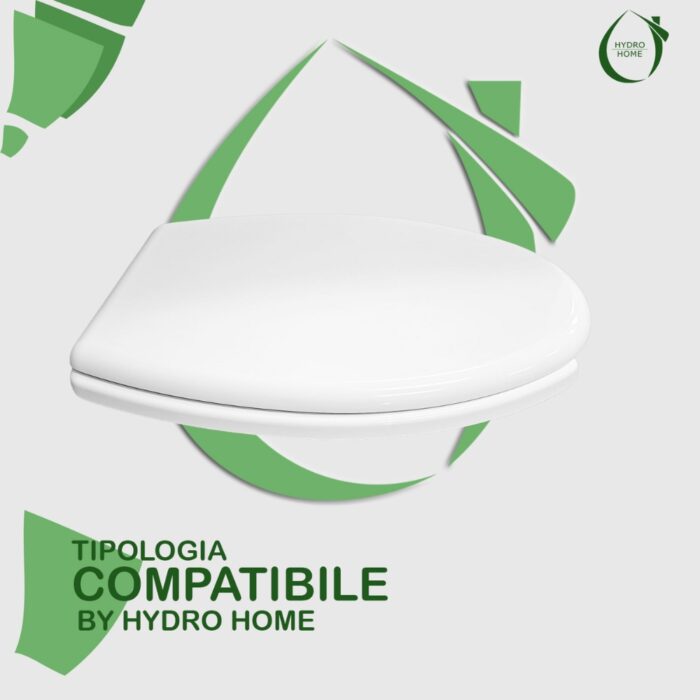 Copriwater Disabili TD31 termoindurente bianco compatibile con varie serie - immagine 3