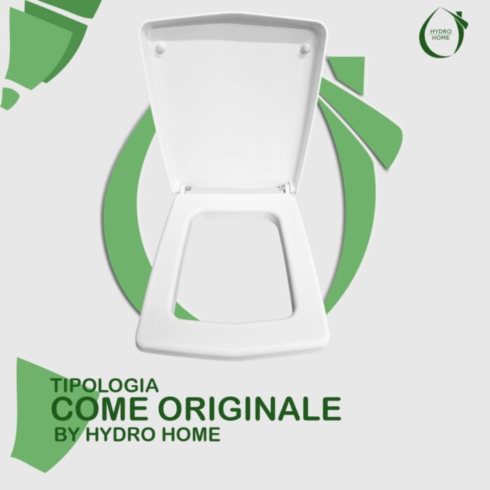 Copriwater Oceano Althea termoindurente Soft Close bianco come originale - immagine 4