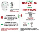 Copriwater Normal 48 Axa termoindurente bianco come originale - immagine 2