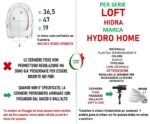 Copriwater Loft Hidra termoindurente Soft Close bianco come originale - immagine 2