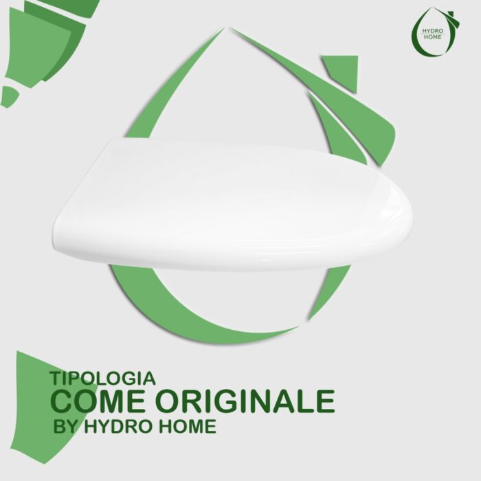 Copriwater Loft Hidra termoindurente Soft Close bianco come originale - immagine 3