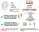 Copriwater TE17 termoindurente bianco compatibile con varie serie - immagine 2