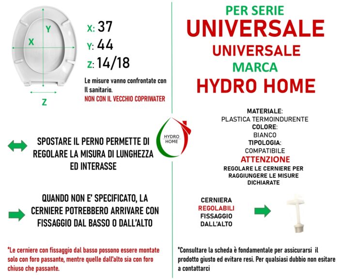 Copriwater Universale Ovale Stampato Tropic compatibile con vari modelli termoindurente bianco - immagine 2