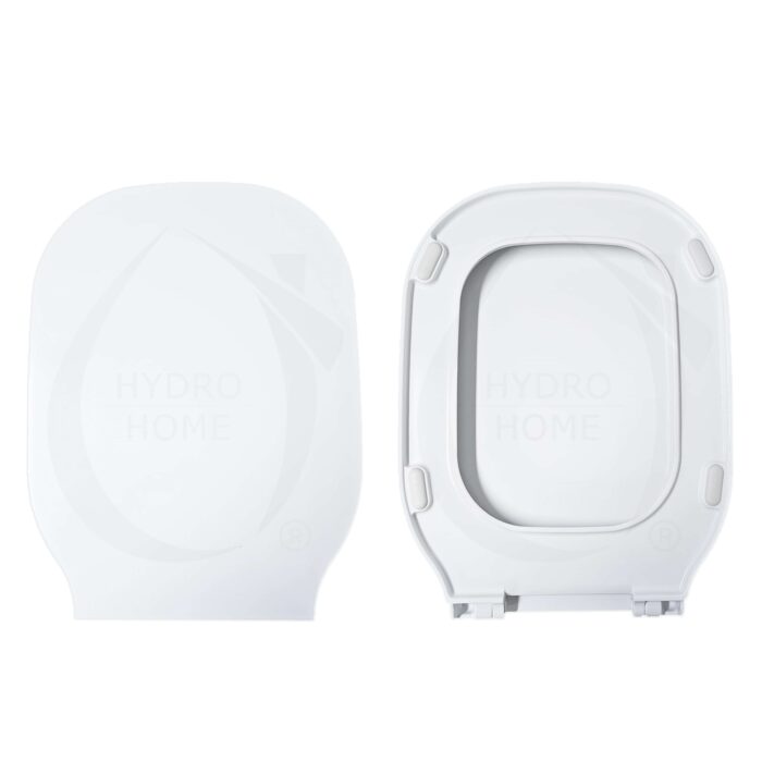 Copriwater Glaze Azzurra termoindurente Soft Close bianco come originale - immagine 1