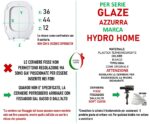 Copriwater Glaze Azzurra termoindurente Soft Close bianco come originale - immagine 2