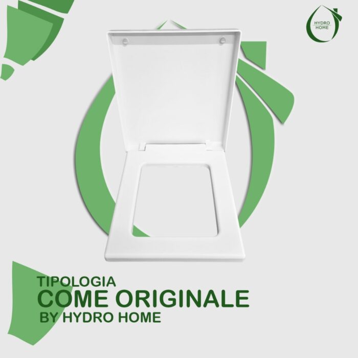 Copriwater Frozen Simas termoindurente bianco come originale - immagine 4
