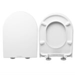 Copriwater Fiorile Lusso Ideal Standard termoindurente Soft Close avvolgente bianco