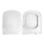 Copriwater Rio Dolomite termoindurente avvolgente bianco Sgancio Rapido