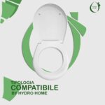 Copriwater Bowl 55 Globo termoindurente Soft Close avvolgente bianco Sgancio Rapido - immagine 4