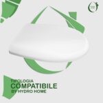 Copriwater Duraplus Duravit termoindurente Soft Close avvolgente bianco - immagine 3