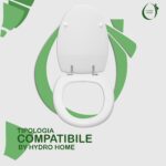 Copriwater Palio Senesi legno rivestito in resina poliestere bianco - immagine 4