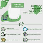 Copriwater Palio Senesi legno rivestito in resina poliestere bianco - immagine 6