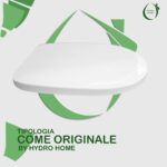 Copriwater Diana Azzurra termoindurente Soft Close avvolgente bianco come originale - immagine 3