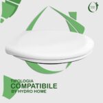 Copriwater Universale Ovale Soft Close e Sgancio Rapido termoindurente bianco - immagine 3