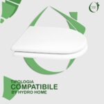 Copriwater Forty 3 43 Globo legno rivestito in resina poliestere bianco - immagine 3