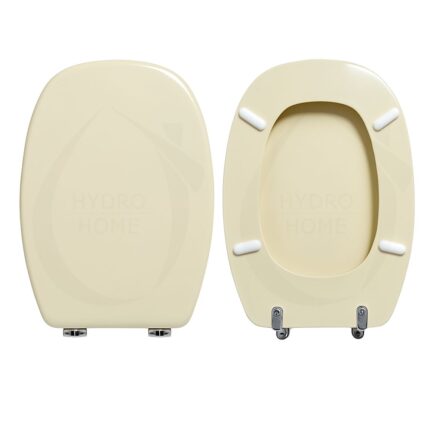 Copriwater Italica Pozzi Ginori legno rivestito in resina poliestere Champagne