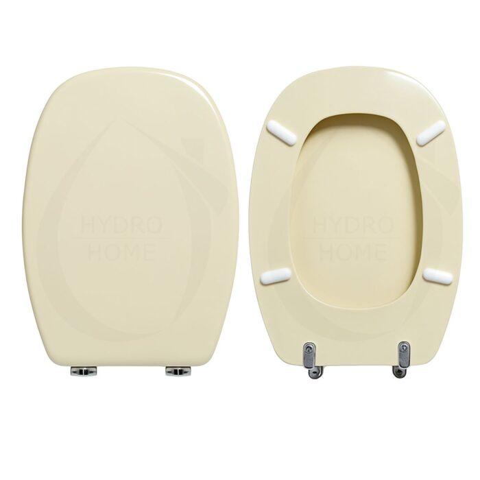 Copriwater Italica Pozzi Ginori legno rivestito in resina poliestere Champagne - immagine 1