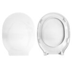 Copriwater Bianca Nero Ceramica termoindurente bianco come originale