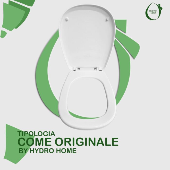 Copriwater Affetto Globo termoindurente bianco come originale - immagine 4