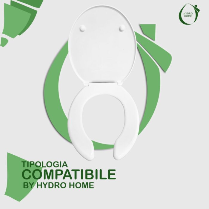 Copriwater Disabili Goman D0552 termoindurente bianco - immagine 4