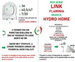 Copriwater Link Flaminia termoindurente Soft Close Sgancio Rapido bianco - immagine 2