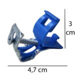 Kit 6 pezzi ganci per fissaggio lavello cucina INOX incasso - immagine 2