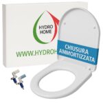 Copriwater HH375 fissaggio dall'alto compatibile con vari modelli termoindurente bianco - immagine 2