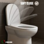 Copriwater HH375 fissaggio dall'alto compatibile con vari modelli termoindurente bianco - immagine 5