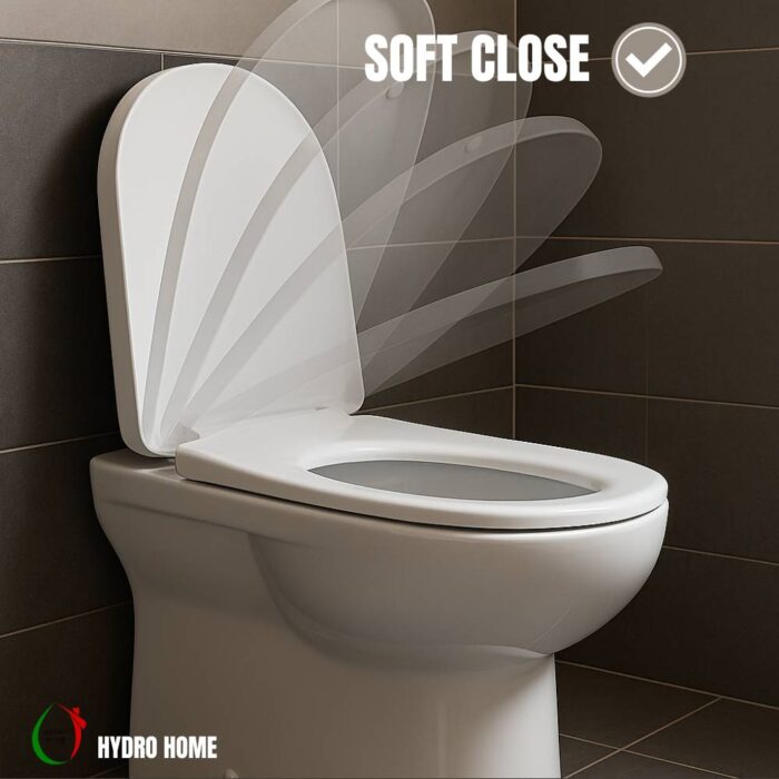 Copriwater HH375 fissaggio dall'alto compatibile con vari modelli termoindurente bianco - immagine 5