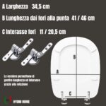 Copriwater Tesi Ideal Standard legno verniciato Bianco I.S. economico - immagine 2