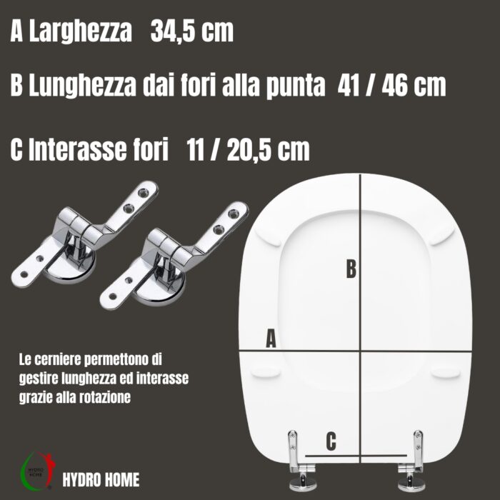 Copriwater Tesi Ideal Standard legno verniciato Bianco I.S. economico - immagine 2