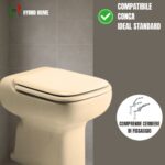 Copriwater Conca Ideal Standard legno verniciato Champagne economico - immagine 4