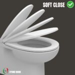 Copriwater Panorama GSI termoindurente Soft Close bianco come originale - immagine 4