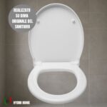 Copriwater Panorama GSI termoindurente Soft Close bianco come originale - immagine 6