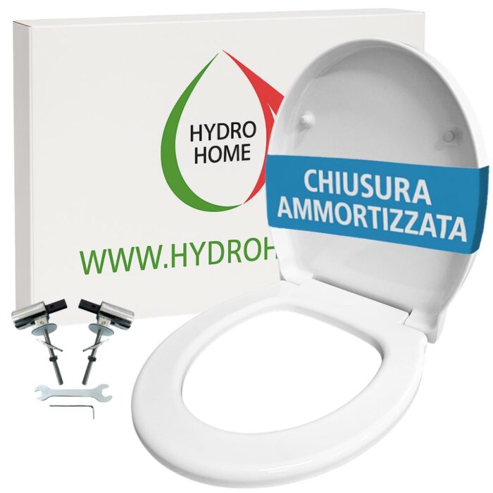 Copriwater Panorama GSI termoindurente Soft Close bianco come originale - immagine 1