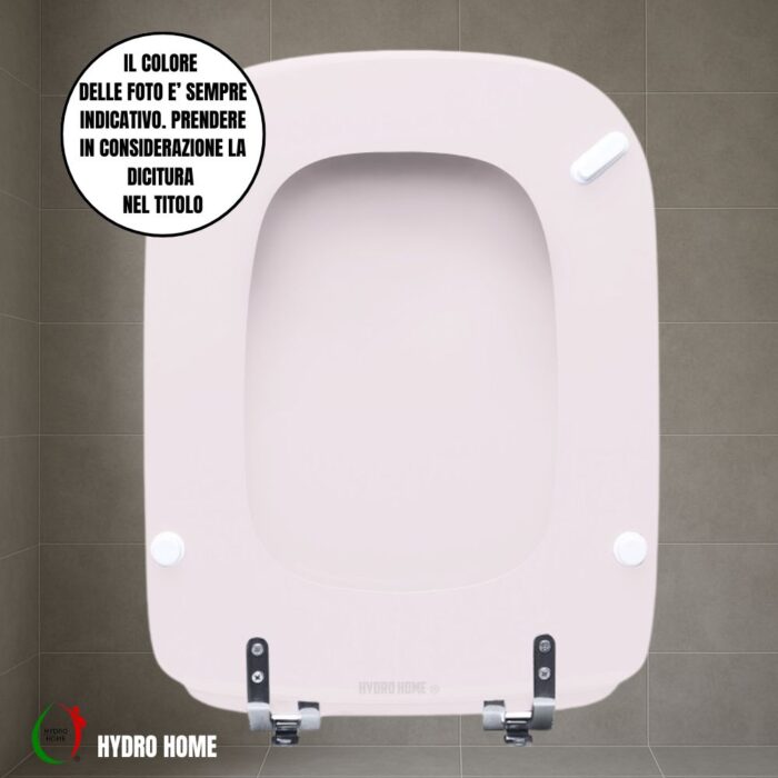 Copriwater Conca Ideal Standard legno rivestito resina poliestere come originale - immagine 37