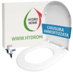 Copriwater Clodia Dolomite termoindurente bianco Soft Close