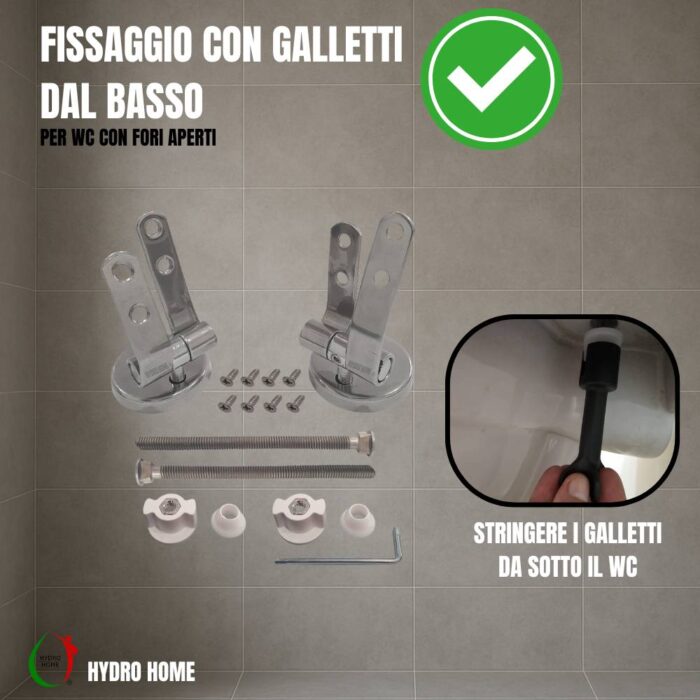 Copriwater Tesi Ideal Standard legno rivestito in resina poliestere bianco - immagine 4