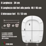 Copriwater Tesi Ideal Standard legno rivestito in resina poliestere Bianco I.S. - immagine 2