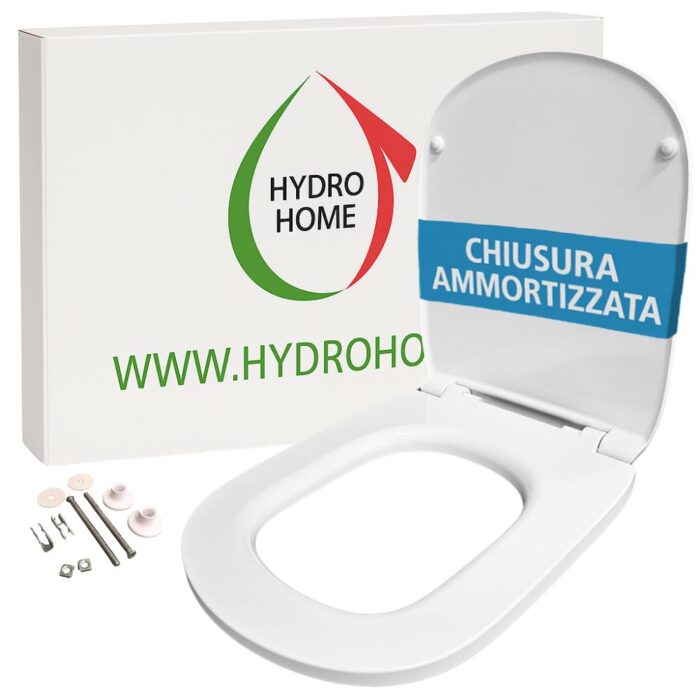 Copriwater Suite Ideal Standard termoindurente bianco Sgancio Rapido - immagine 2