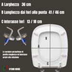 Copriwater Fantasia 2 Pozzi Ginori termoindurente bianco - immagine 2