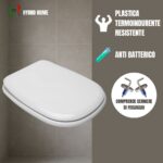 Copriwater Fantasia 2 Pozzi Ginori termoindurente bianco - immagine 4