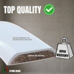 Copriwater Gemma 2 Dolomite legno rivestito in resina poliestere bianco - immagine 5