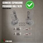 Copriwater Quadrarco Dolomite legno rivestito in resina poliestere bianco - immagine 3